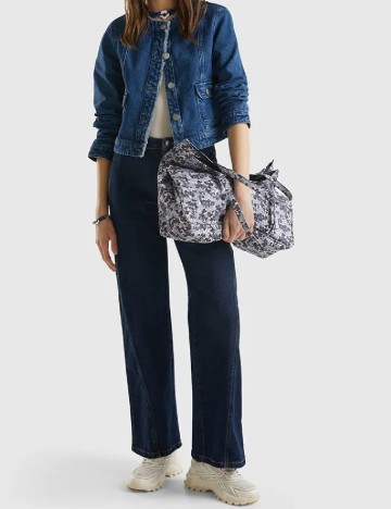 Jacheta United Colors, albastru