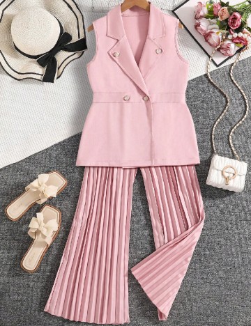 
						Compleu Shein Kids, roz