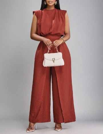 
						Salopeta SHEIN, caramiziu