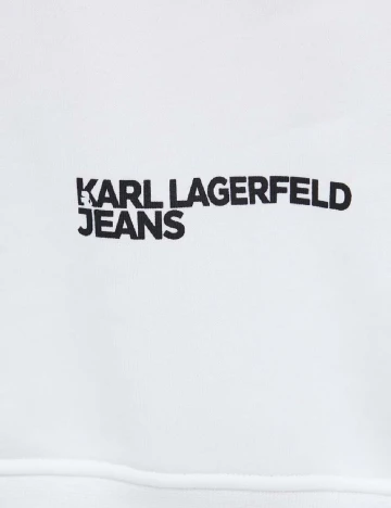 Bluza Karl Lagerfeld Jeans, alb