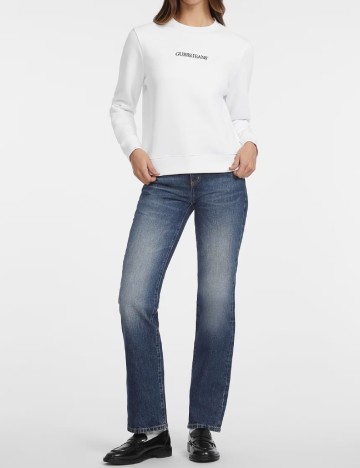 Bluza Guess Jeans, alb