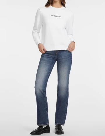 Bluza Guess Jeans, alb