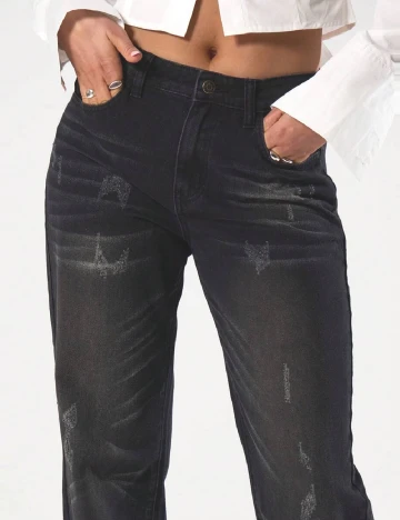 Blugi SHEIN, gri inchis