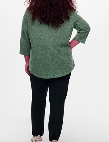 Bluza Only Carmakoma, verde