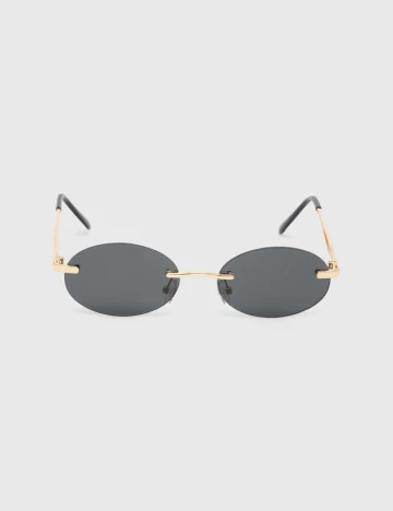 Ochelari de soare Answear LAB, negru/auriu