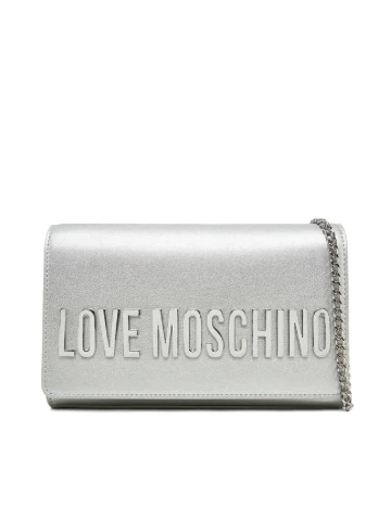 Geanta Love Moschino, argintiu
