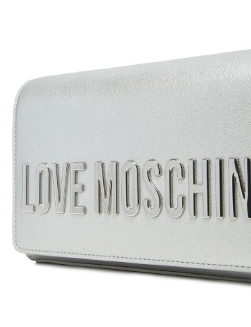 Geanta Love Moschino, argintiu
