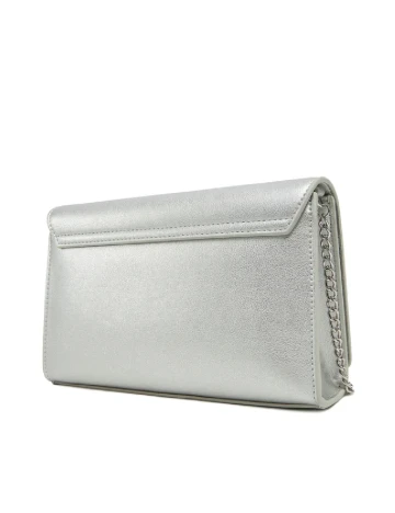 Geanta Love Moschino, argintiu