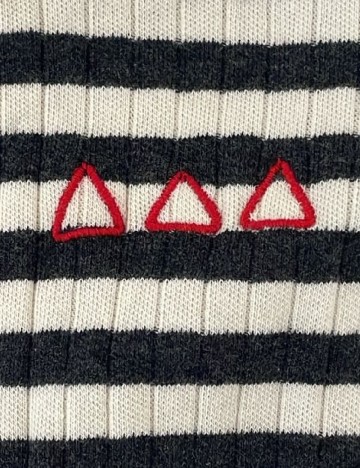 Bluza Zara, negru/crem