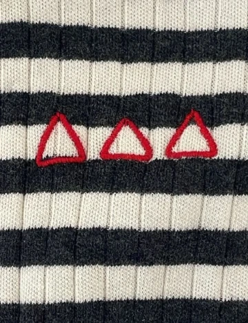 Bluza Zara, negru/crem