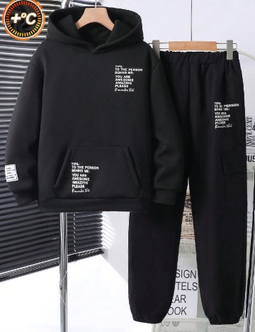 
						Trening Shein Kids, negru