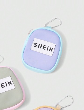 
						Mini portofel SHEIN, mov