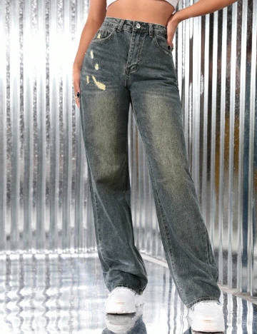 Blugi SHEIN, albastru