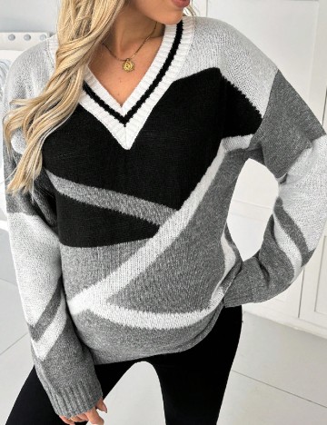 
						Pulover SHEIN, mix culori