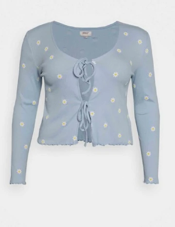 Cardigan Only Carmakoma, bleu