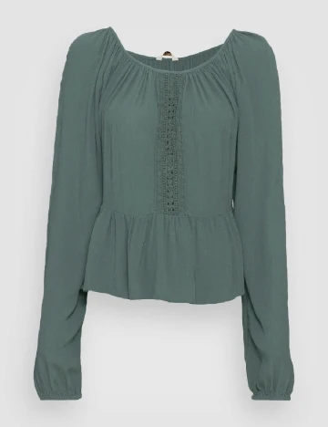 Bluza Only Carmakoma, verde