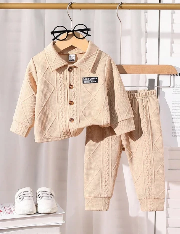 Compleu Shein Kids, crem