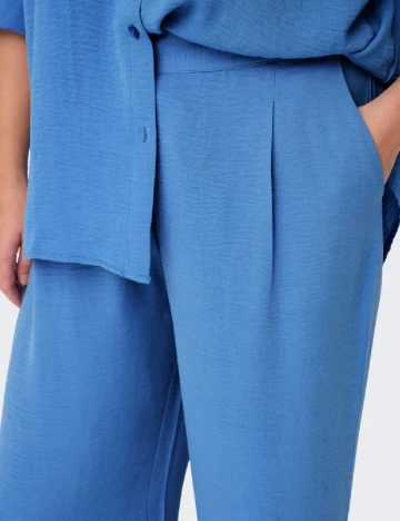 Pantaloni Only Carmakoma, albastru