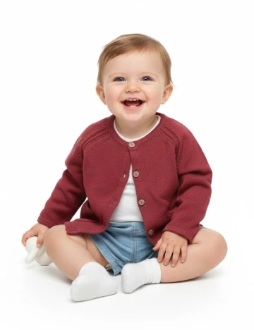 Cardigan Zara, grena