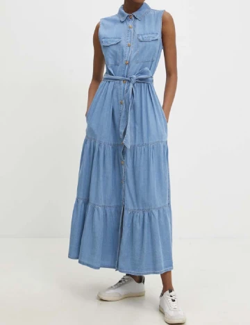 Rochie lunga Answear LAB, albastru