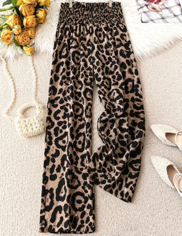 Pantaloni SHEIN CURVE, animal print
