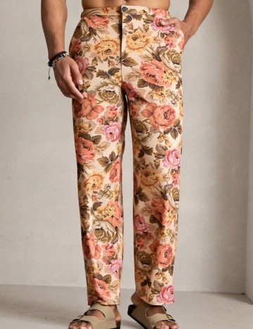 
						Pantaloni SHEIN, floral print