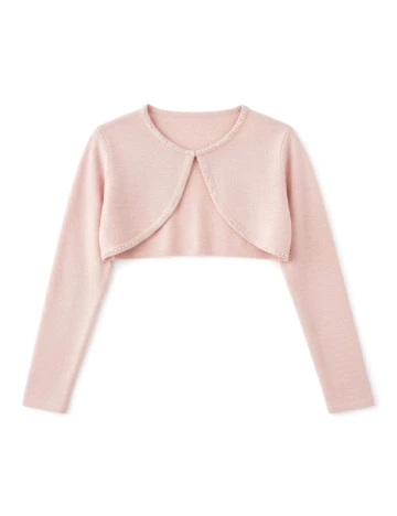 Bolero Zara, roz pudra