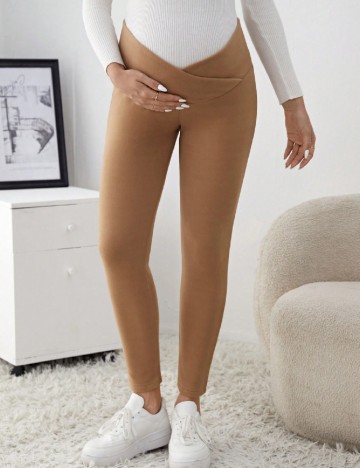 
						Pantaloni SHEIN Maternity, maro