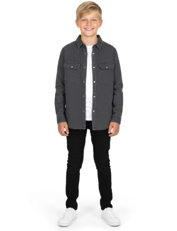 Camasa Zara, gri inchis