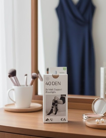 
						Set sosete 2 perechi C&A, crem