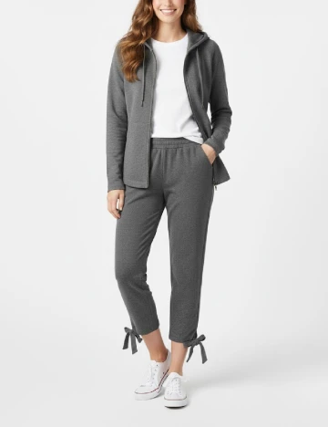 Pantaloni Pull&Bear, gri