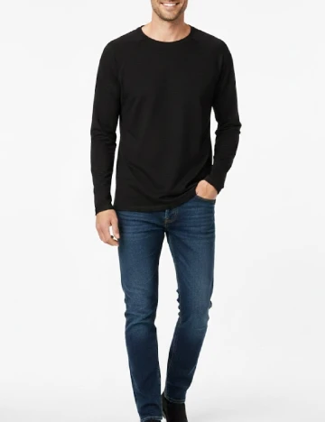 Bluza Bershka, negru