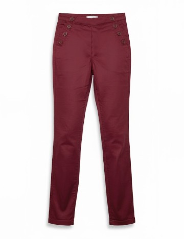 Pantaloni Pull&Bear, rosu