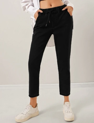 Pantaloni SHEIN, negru