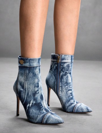 
						Botine SHEIN, albastru