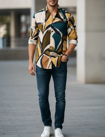 Camasa Zara, mix culori