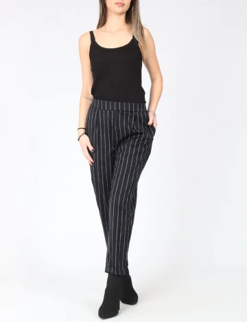 Pantaloni Pull&Bear, negru