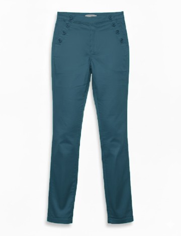 Pantaloni Pull&Bear, albastru