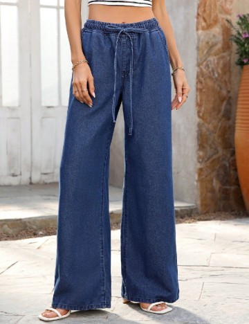 
						Blugi SHEIN, albastru