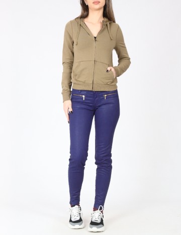 Pantaloni Pull&Bear, albastru