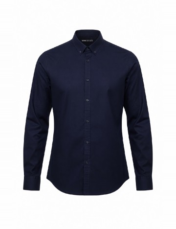 Camasa Bershka, bleumarin