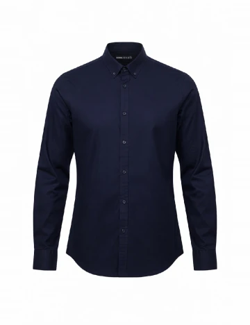 Camasa Bershka, bleumarin