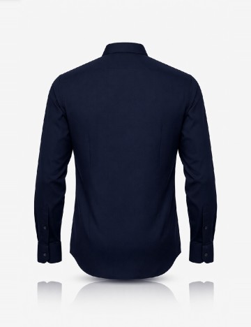 Camasa Bershka, bleumarin