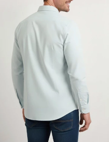 Camasa Bershka, verde deschis