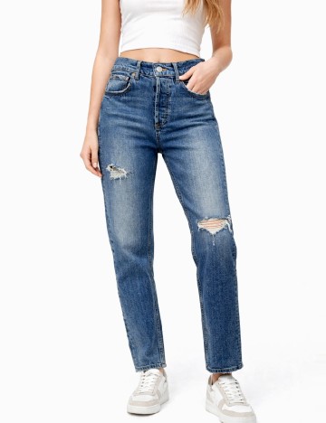 
						Blugi Zara, albastru