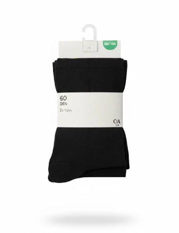 Set ciorapi 2 perechi C&A, negru