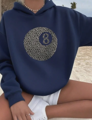 Hanorac Shein Kids, bleumarin