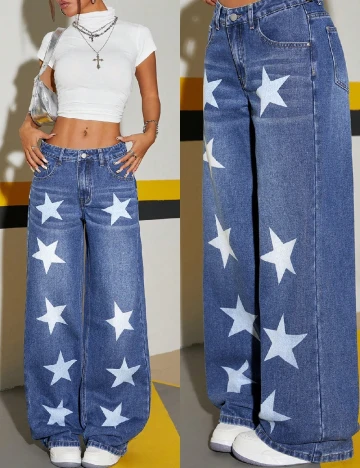 Blugi SHEIN, albastru