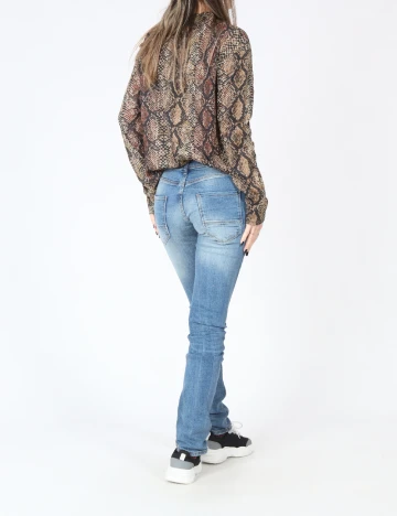 Blugi Bershka, albastru