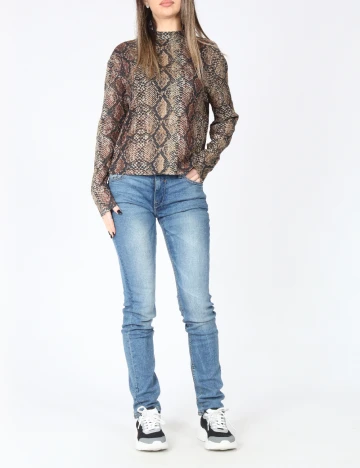 Blugi Bershka, albastru